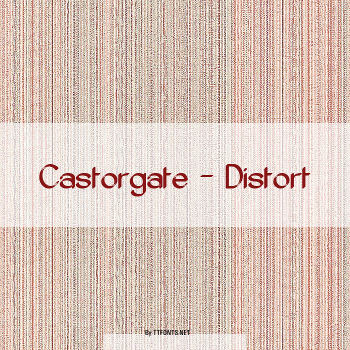 Castorgate - Distort example